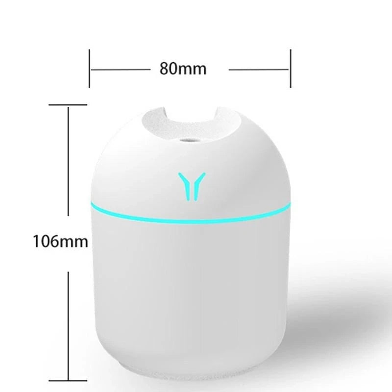 Umidificatore da 250ml rgb adatto per oli essenziali.